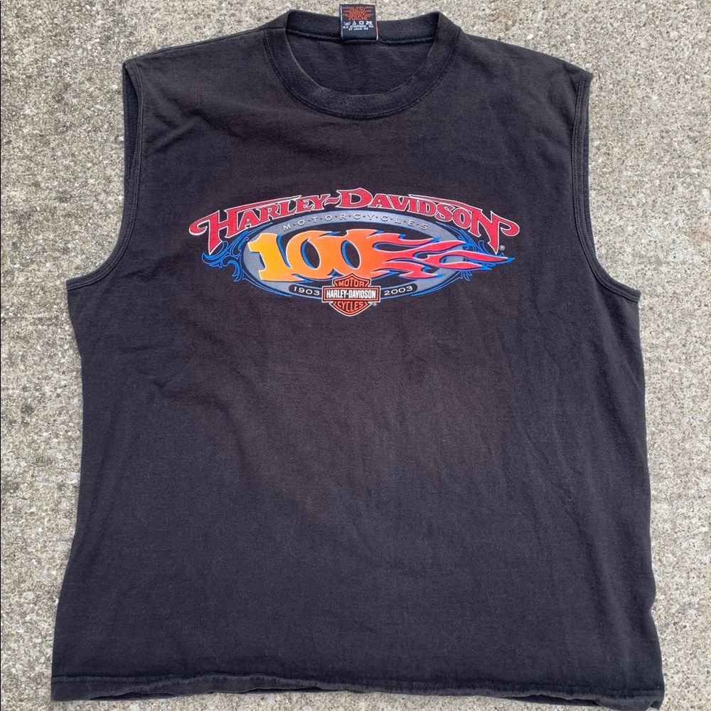 Vintage Harley-Davidson Cutoff T Shirt